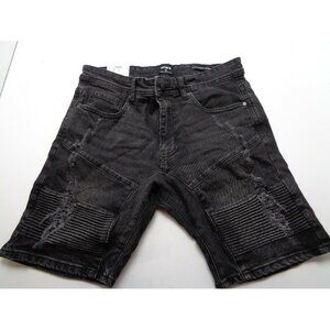 Cotton:On straight Men's jeans Shorts color Black  Size 30
